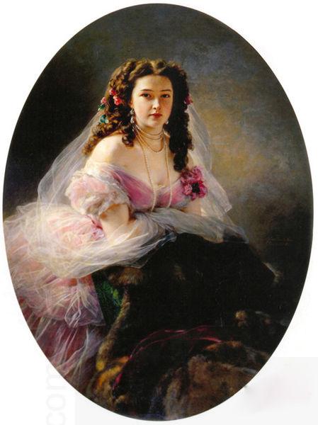 Franz Xaver Winterhalter Varvara Korsakova China oil painting art